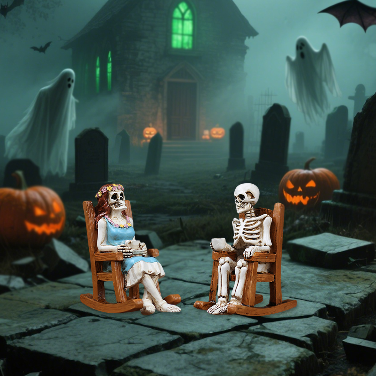 Outdoor Furniture Lounge - 2pcs lounge chairs for coffee, skeleton