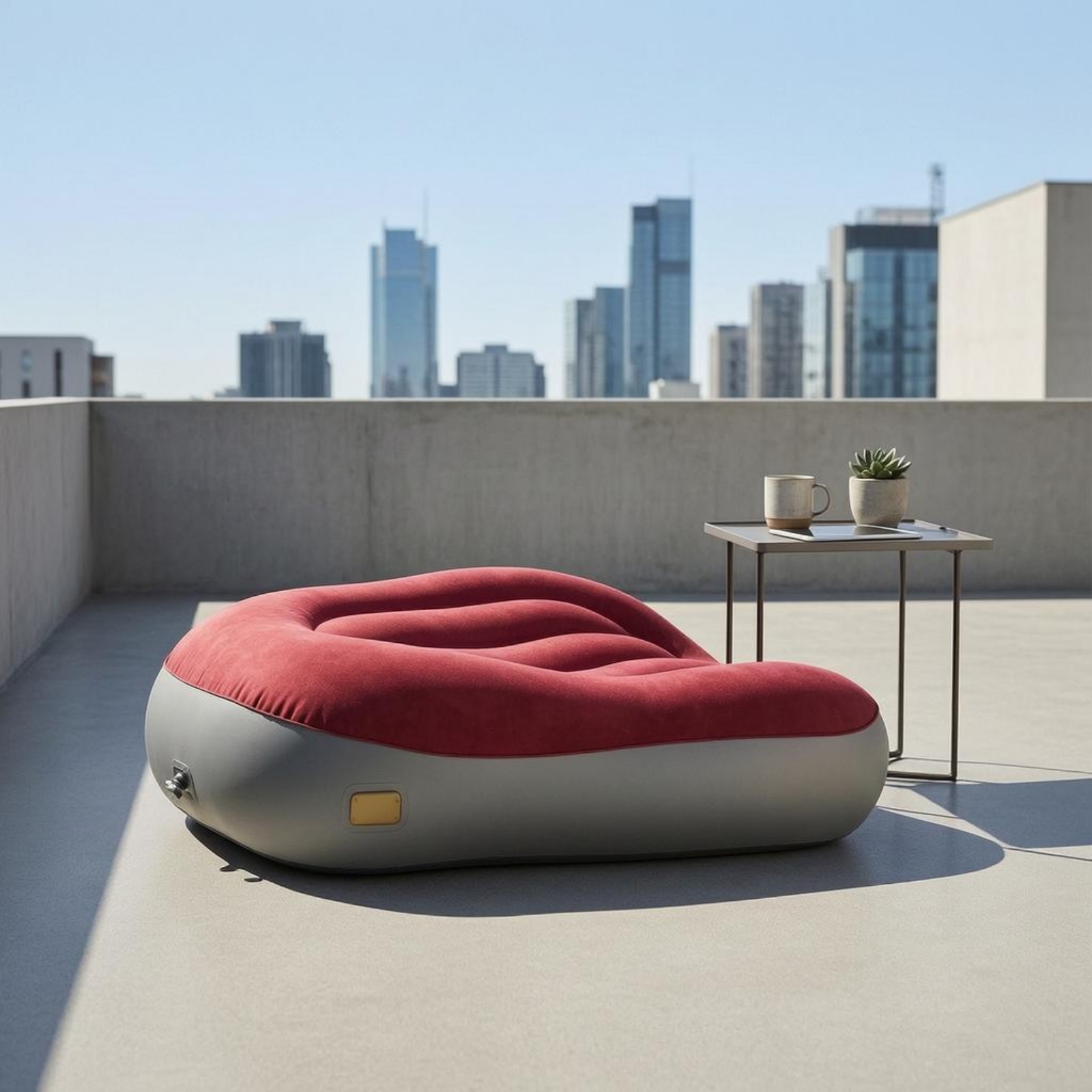 Outdoor Furniture Lounge - Single-Person Inflatable Sofa Automatic Reclining Air
