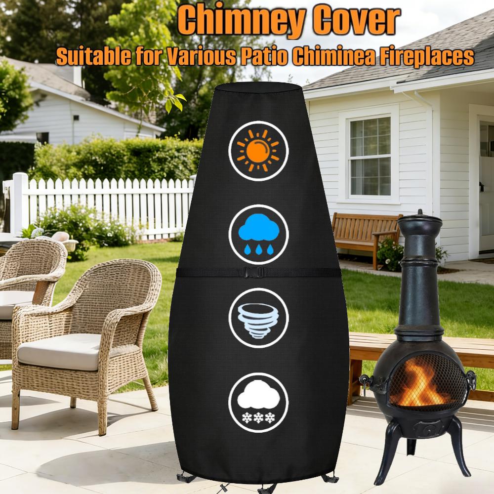 Outdoor Furniture Cover Waterproof - 210D Oxford Cloth Waterproof Chiminea Cover