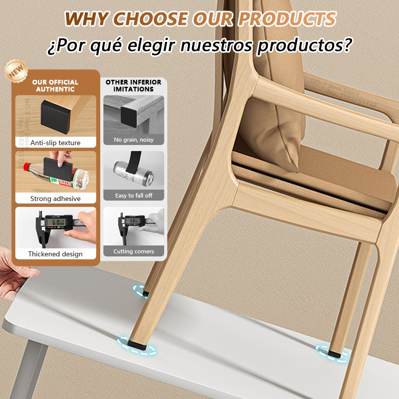 Non Slip Furniture Pads Self A - Outdoor Furniture Pads のレビューと価格