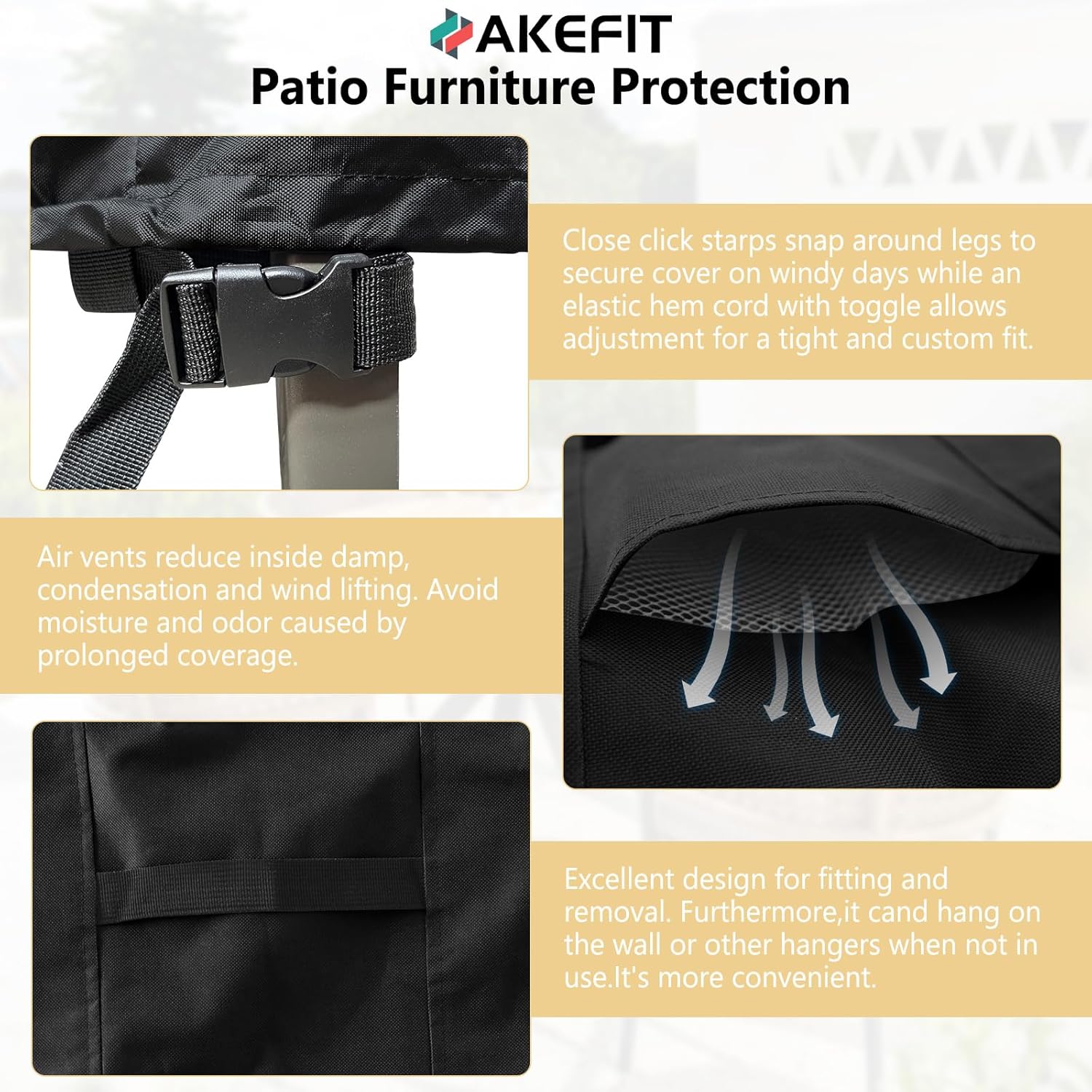 Heavy Duty Waterproof Patio Fu - Outdoor Furniture Cover Waterproof のレビューと価格