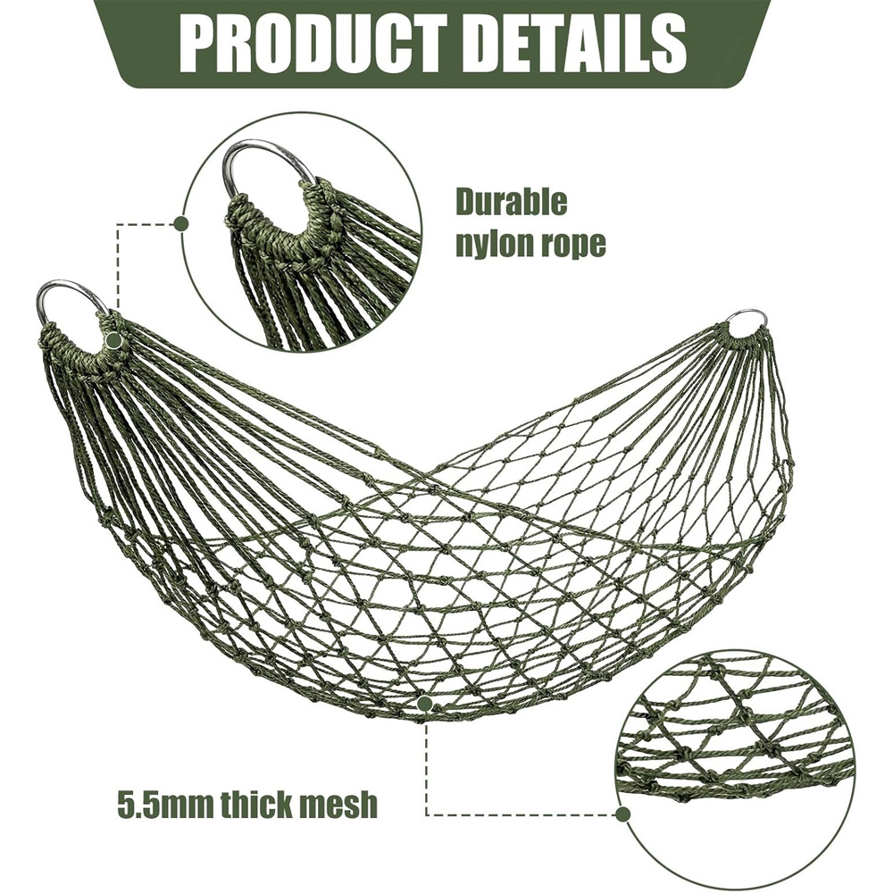 Travel Hammock,Camping Hammock - Outdoor Furniture Green のレビューと価格