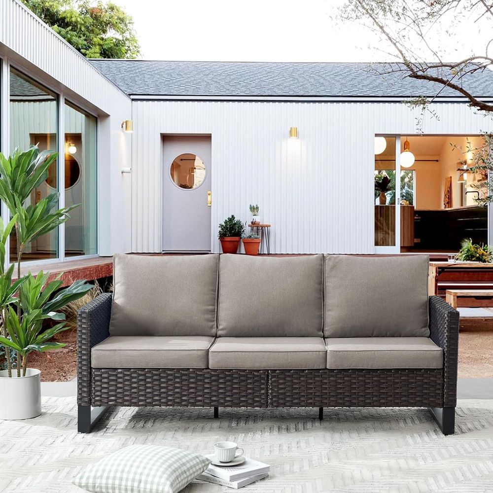 Durable High-Back Wicker 3-Sea - Outdoor Furniture Durable のレビューと価格