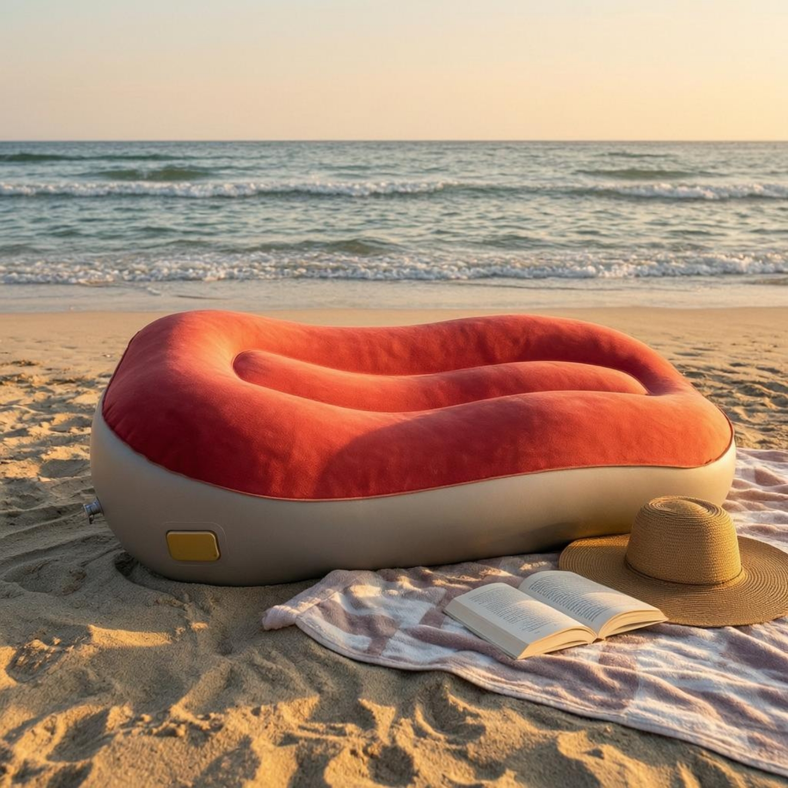 Single-Person Inflatable Sofa  - Outdoor Furniture Lounge のレビューと価格