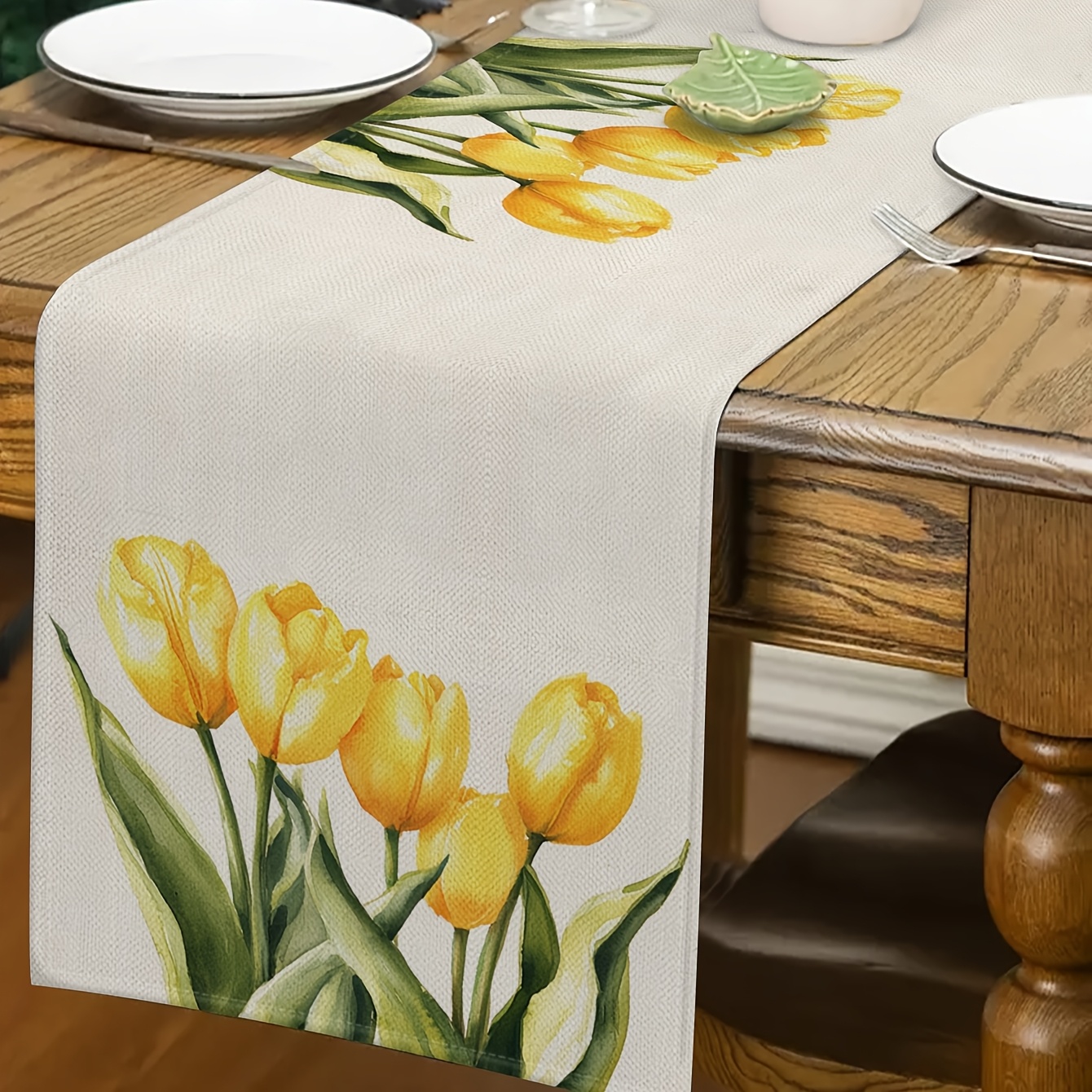 1pc Spring & Summer Tulip Tabl - Outdoor Furniture Green のレビューと価格