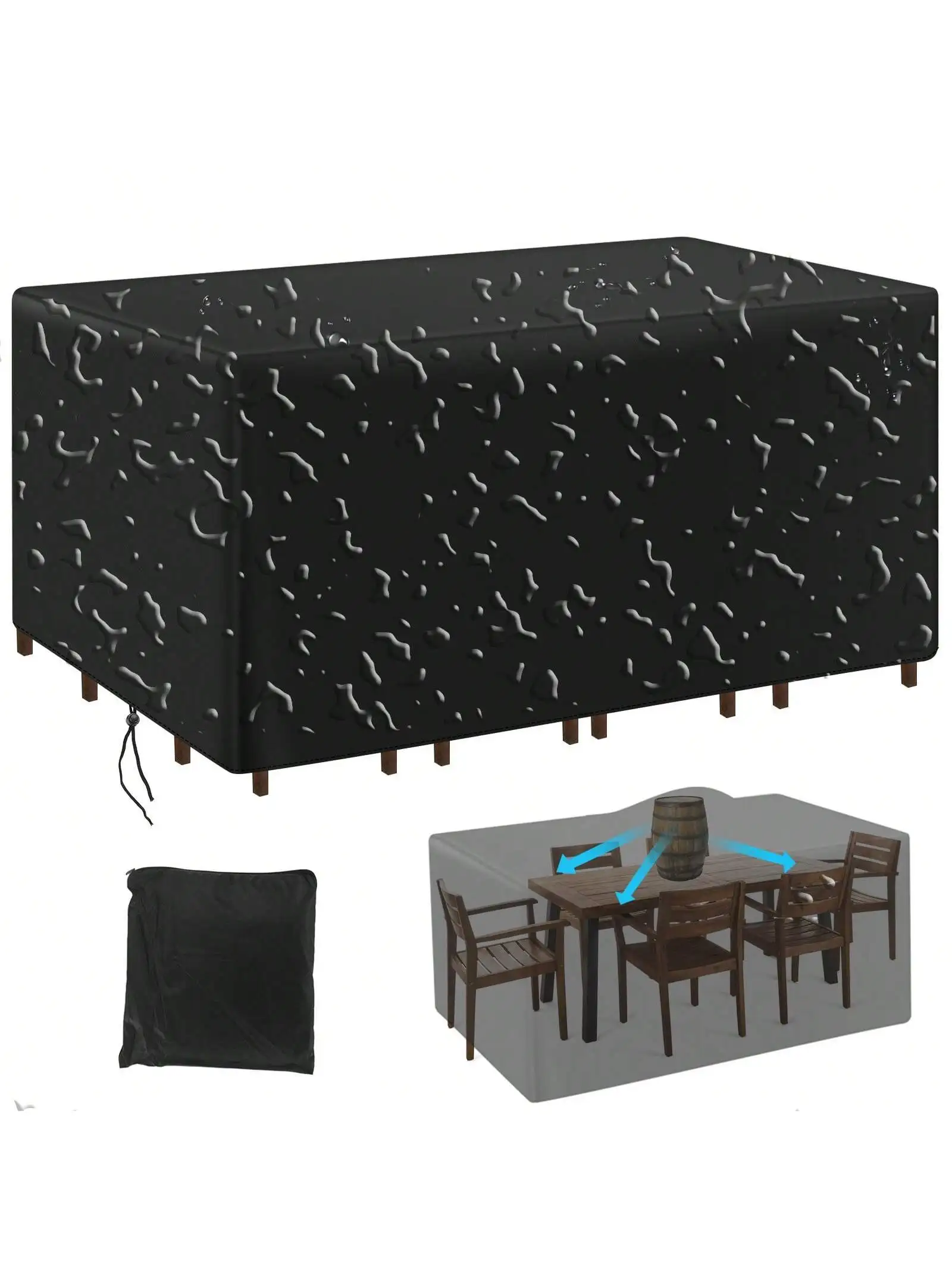 Multi-Size Outdoor Patio Garde - Outdoor Furniture Cover Waterproof のレビューと価格