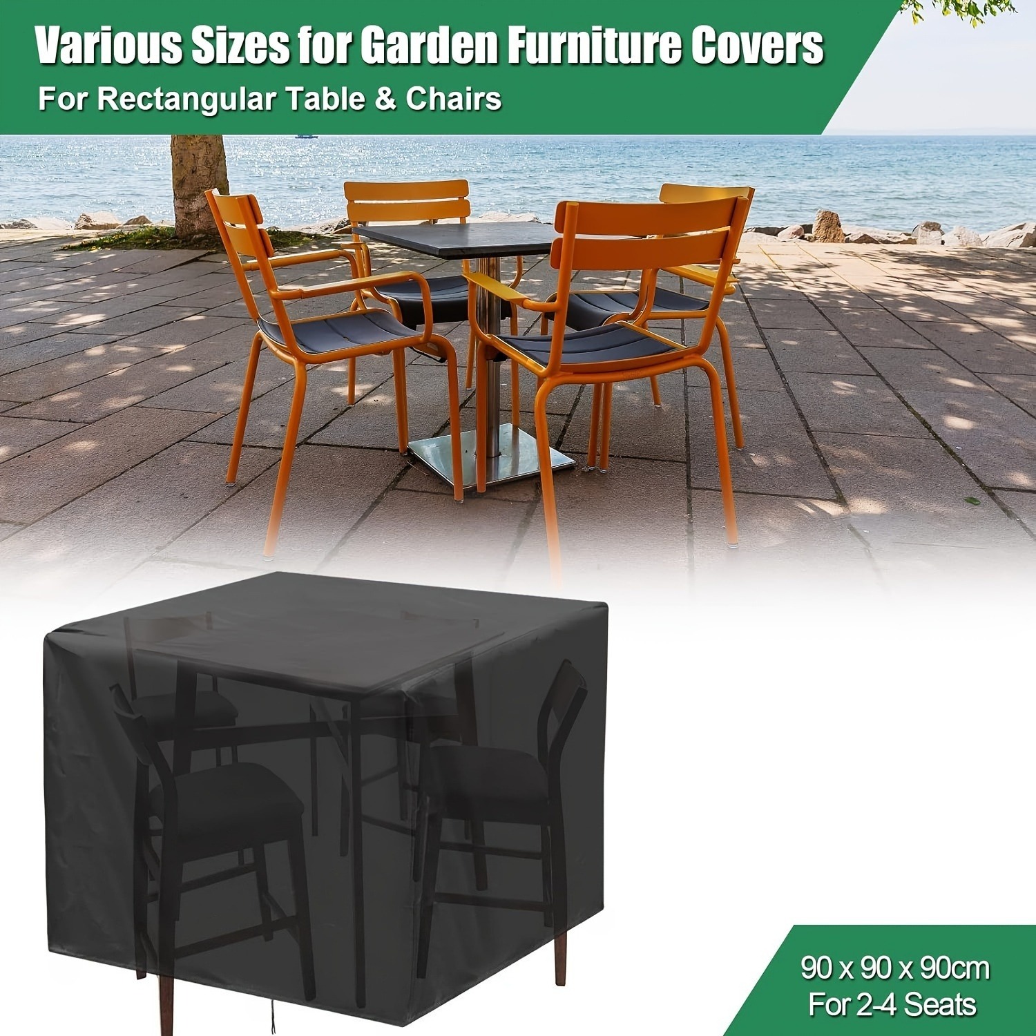 Heavy-Duty 210D Outdoor Garden - Outdoor Furniture Cover Waterproof のレビューと価格