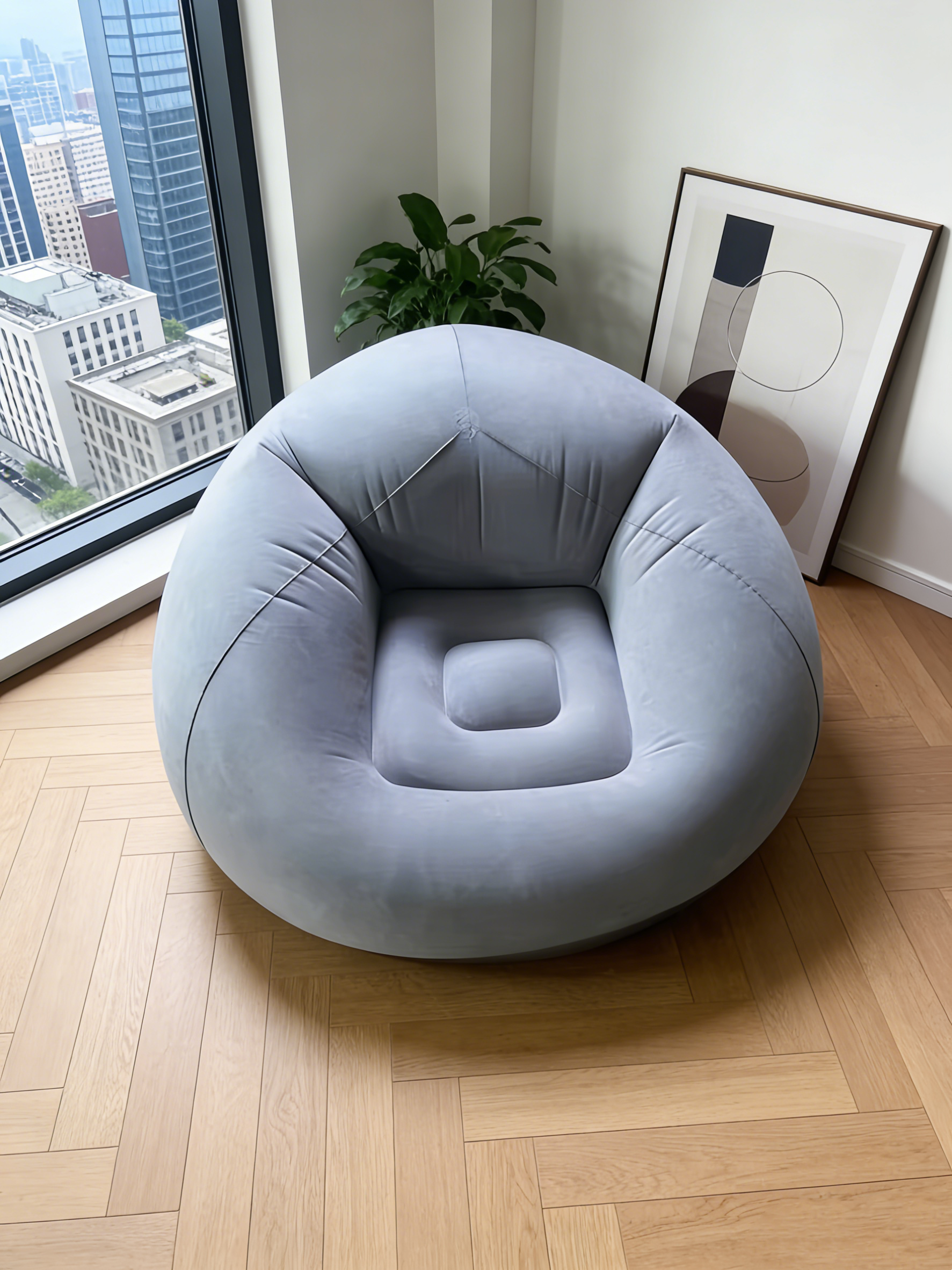Portable Inflatable Round Sofa - Outdoor Furniture Lounge のレビューと価格