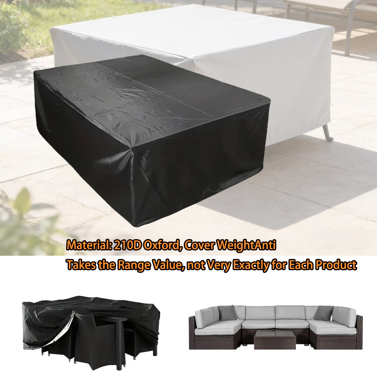 600 Sizes Outdoor Furniture Co - Outdoor Furniture Cover Waterproof のレビューと価格