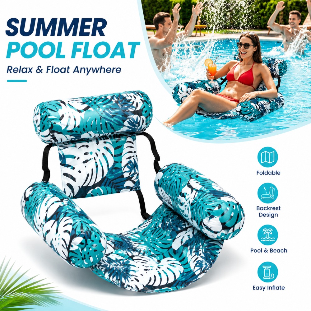 Heavy Duty Blow Up Pool Chair  - Outdoor Furniture Lounge のレビューと価格
