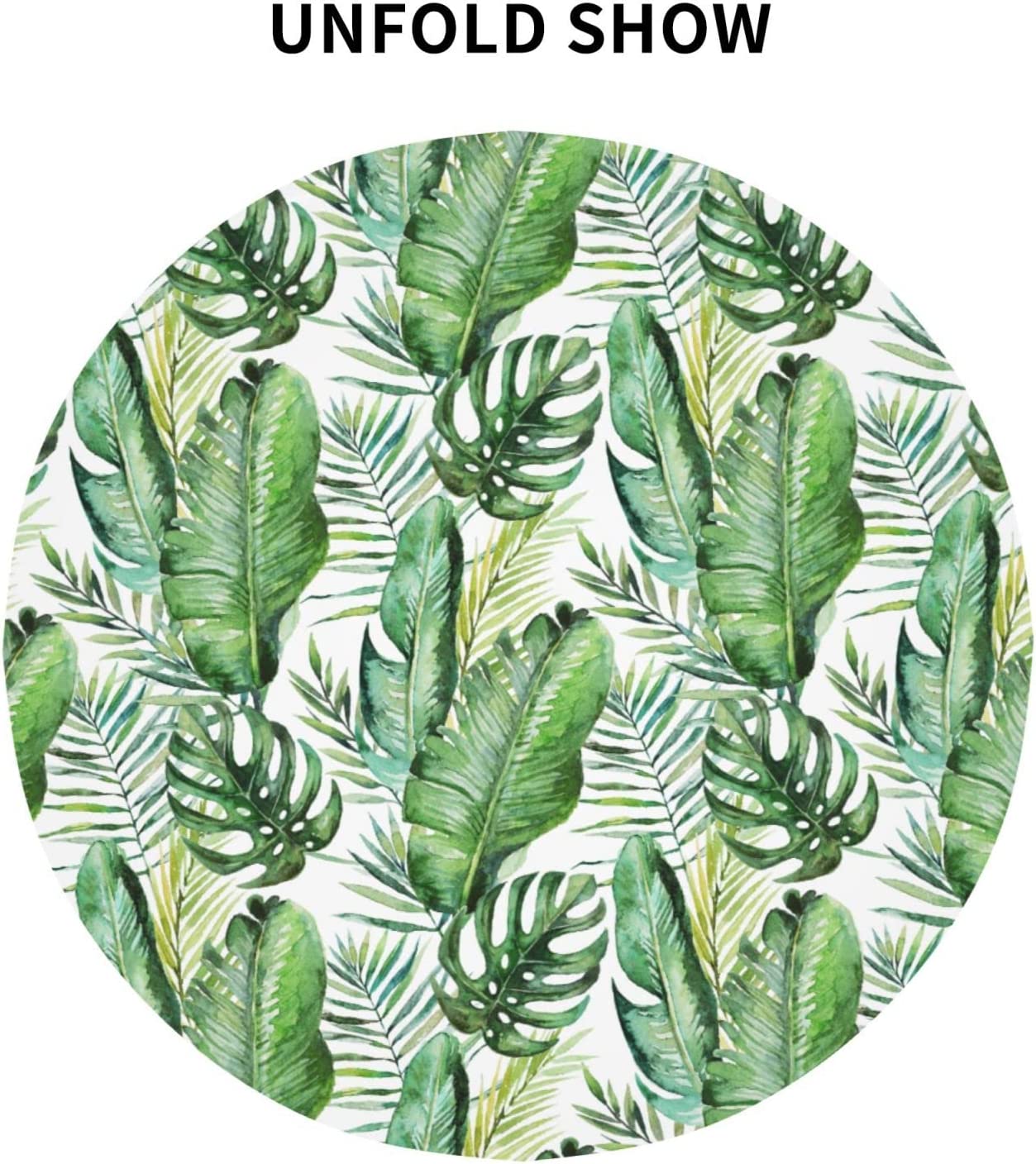 Tropical Palm Leaf Tablecloth  - Outdoor Furniture Green のレビューと価格
