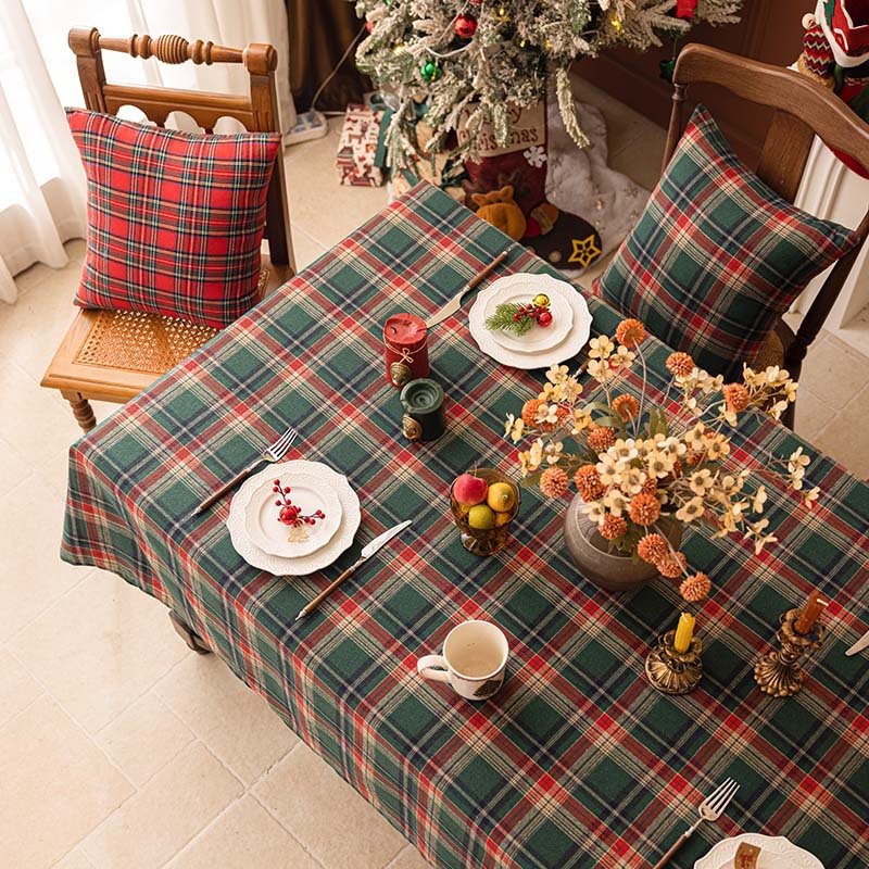 Christmas Decoration Plaid Tab - Outdoor Furniture Green のレビューと価格