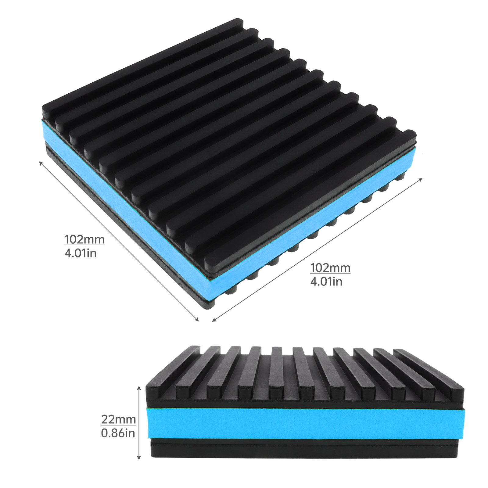 4pcs Rubber Anti-Vibration Pad - Outdoor Furniture Pads のレビューと価格