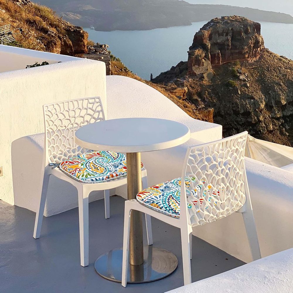 4 Pack Paisley Multi Indoor/Ou - Outdoor Furniture Pads のレビューと価格