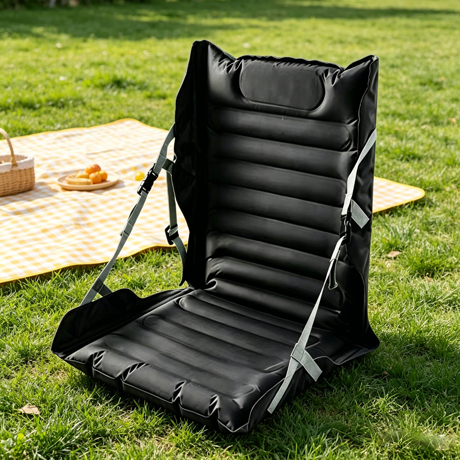 Inflatable Folding Seat Cushio - Outdoor Furniture Pads のレビューと価格