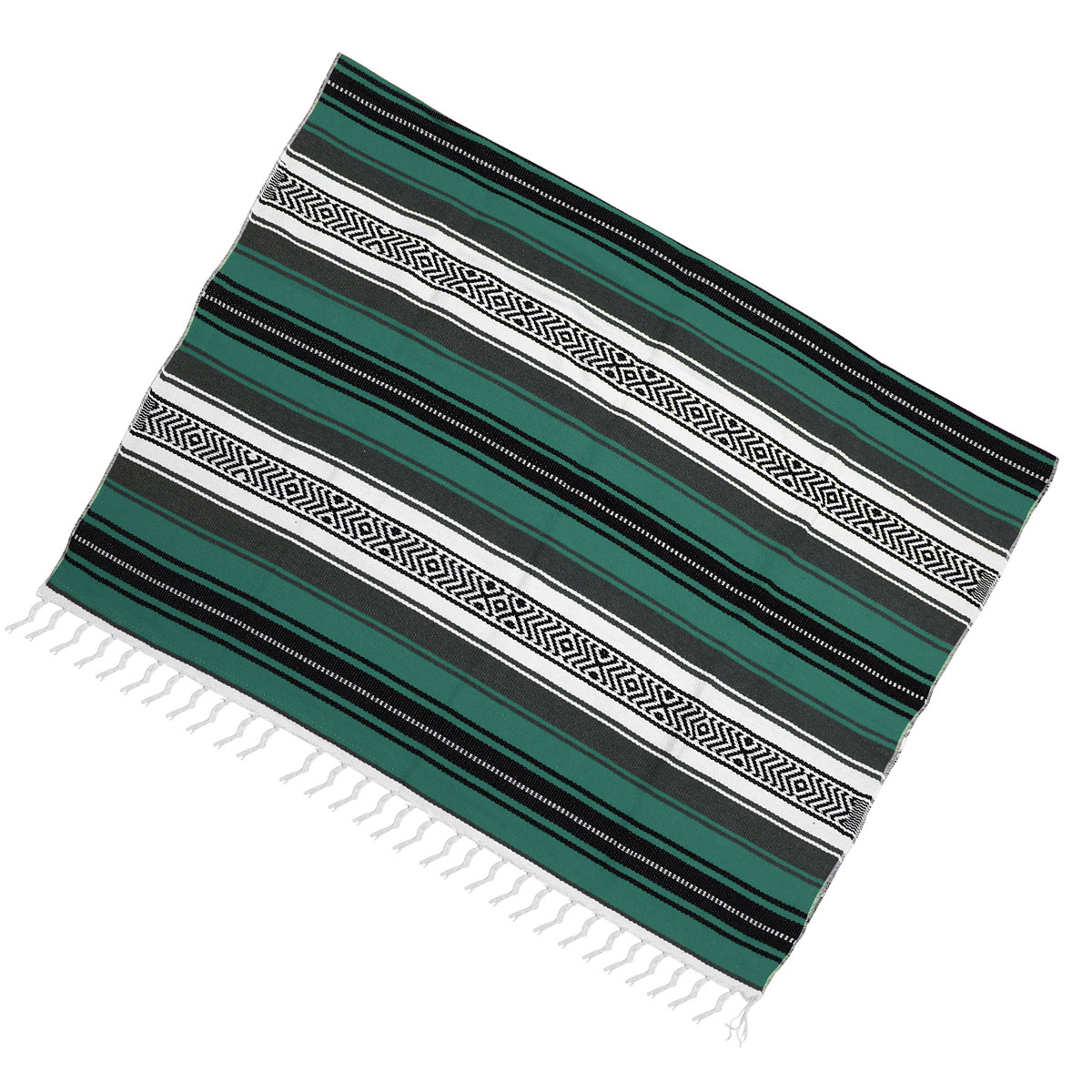 Mexican Blanket Green 130x180c - Outdoor Furniture Green のレビューと価格