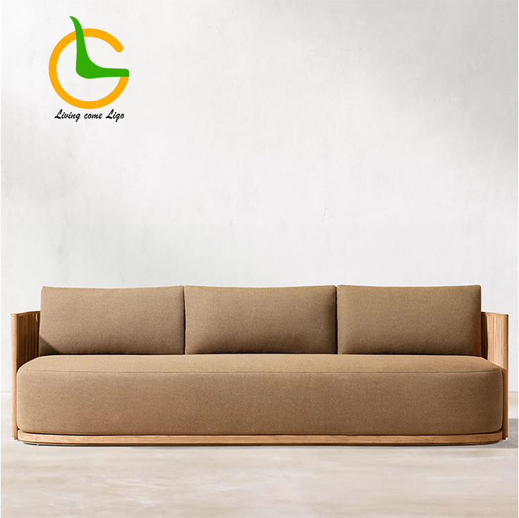 Luxury L-shaped Teak Wood Outd - Outdoor Furniture Durable のレビューと価格