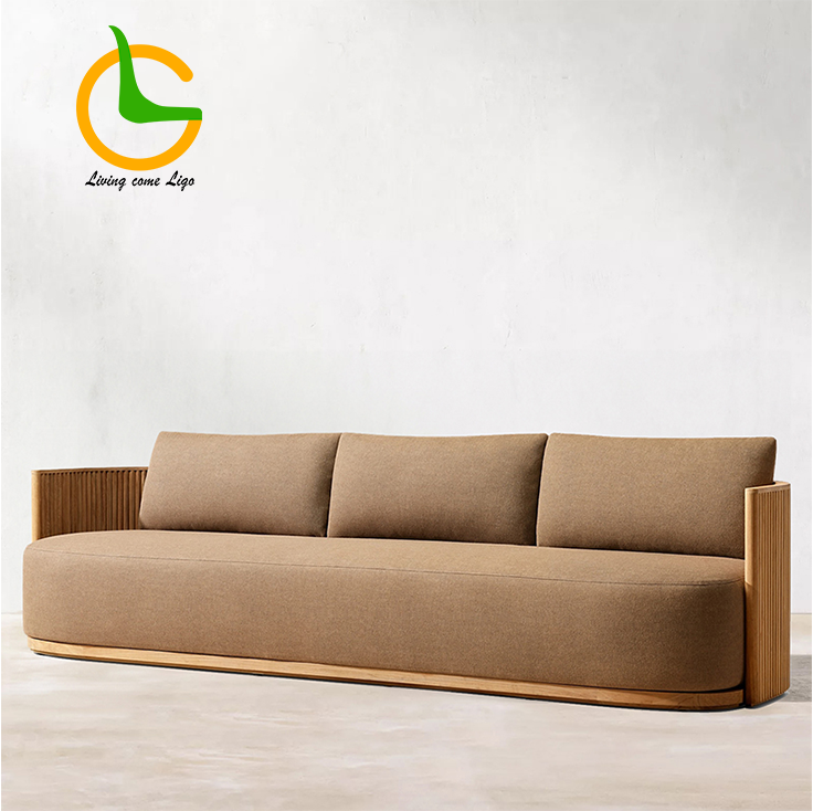 Luxury L-shaped Teak Wood Outd - Outdoor Furniture Durable のレビューと価格